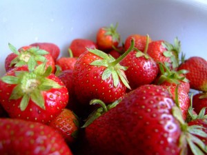 Strawberries are a great healthy food